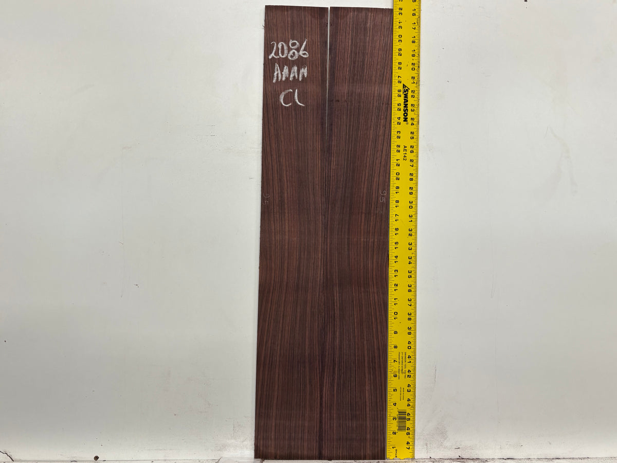 East Indian Rosewood Classical AAAA Grade Guitar Back & Side Set #2086 - Exotic Wood Zone