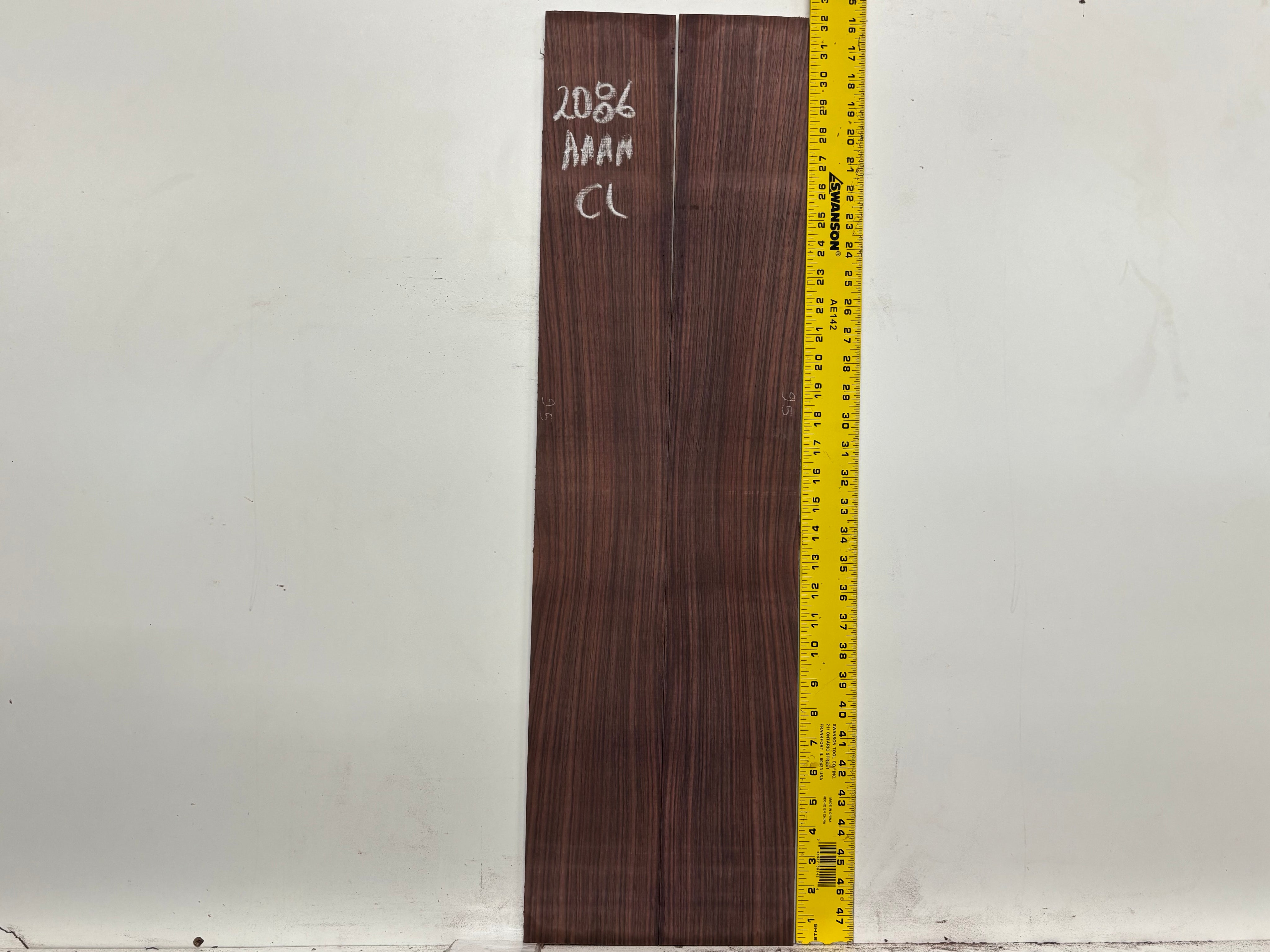 East Indian Rosewood Classical AAAA Grade Guitar Back & Side Set #2086 - Exotic Wood Zone