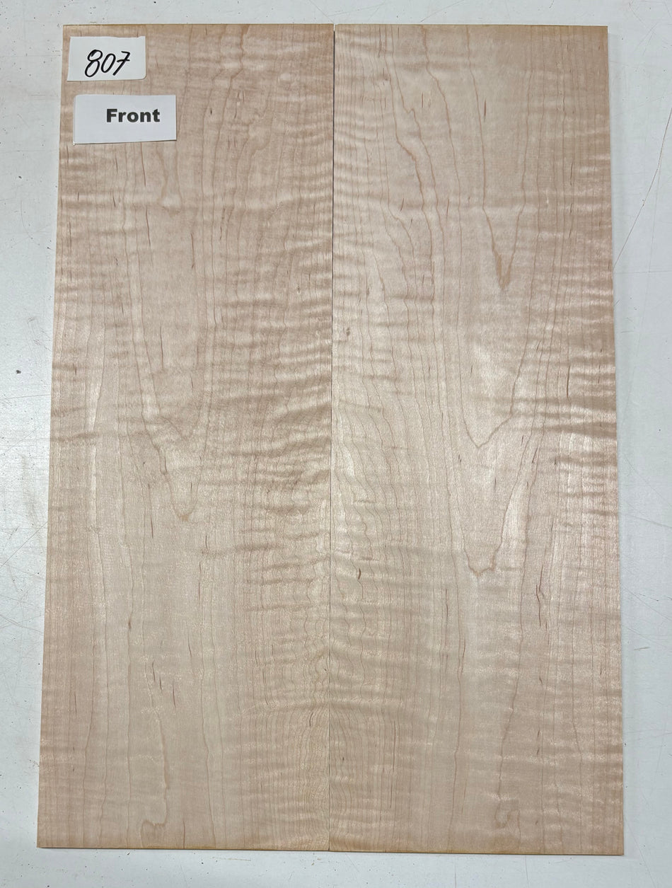 Flame Hard Maple Guitar Drop Top- 21" x 7-1/8" x 1/4" #807