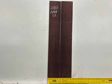 East Indian Rosewood Classical AAAA Grade Guitar Back & Side Set #2087 - Exotic Wood Zone