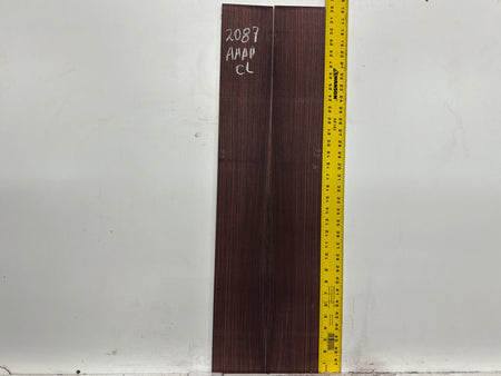 East Indian Rosewood Classical AAAA Grade Guitar Back & Side Set #2087 - Exotic Wood Zone
