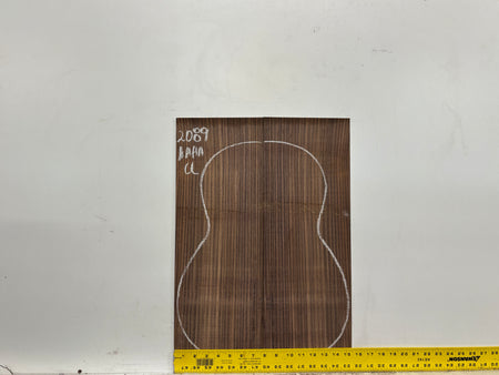 East Indian Rosewood Classical AAAA Grade Guitar Back & Side Set #2089 - Exotic Wood Zone