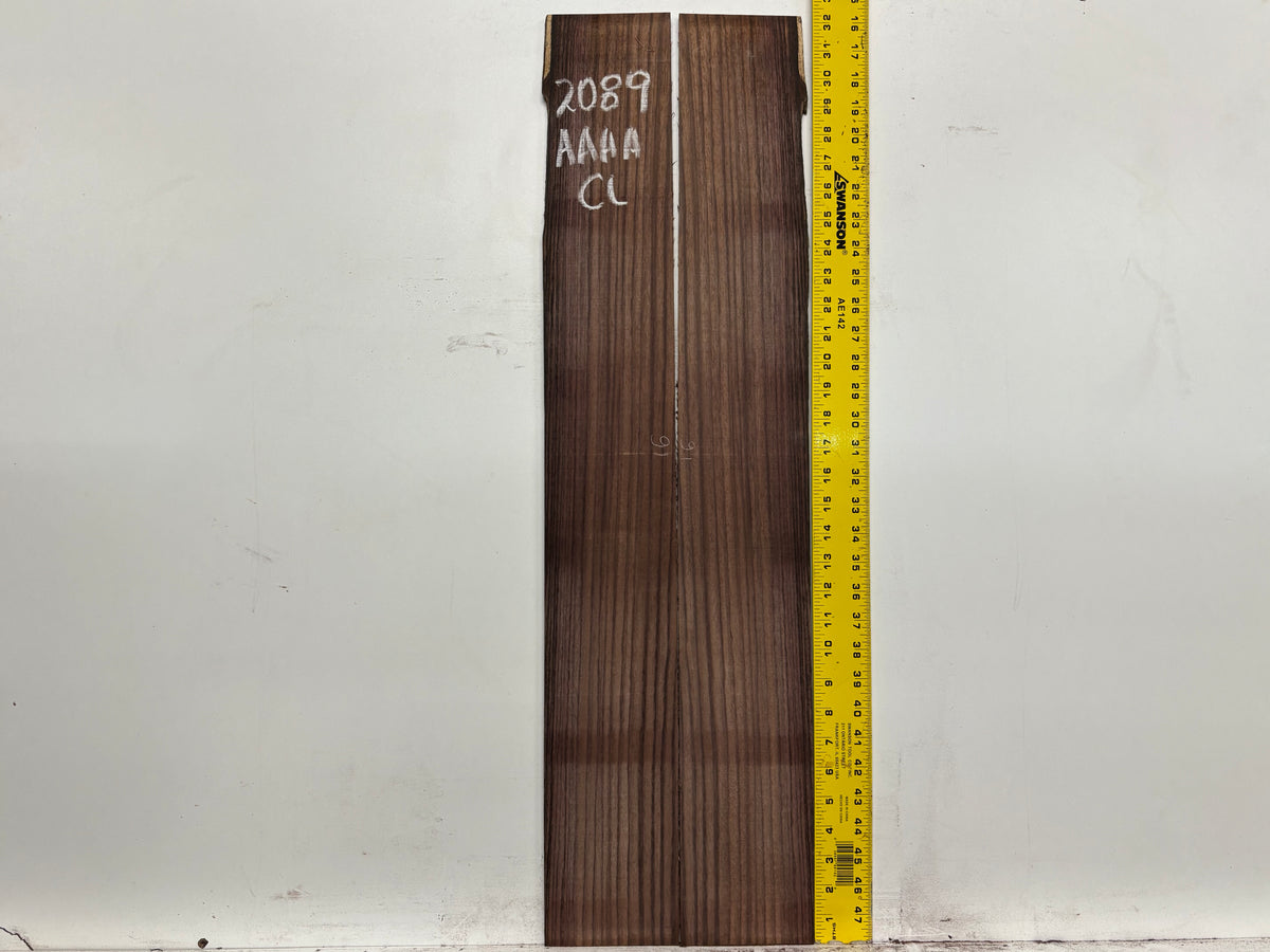 East Indian Rosewood Classical AAAA Grade Guitar Back & Side Set #2089 - Exotic Wood Zone