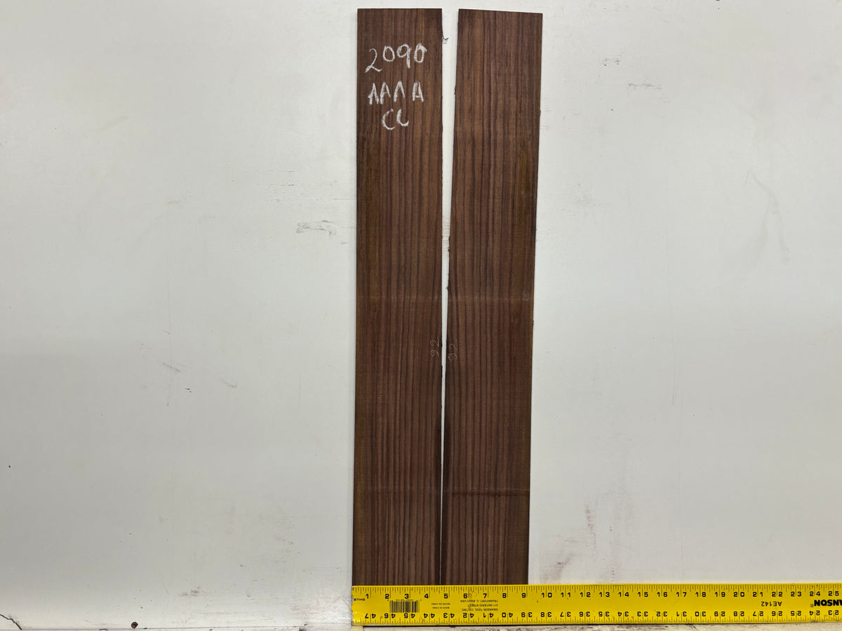 East Indian Rosewood Classical AAAA Grade Guitar Back & Side Set #2090 - Exotic Wood Zone