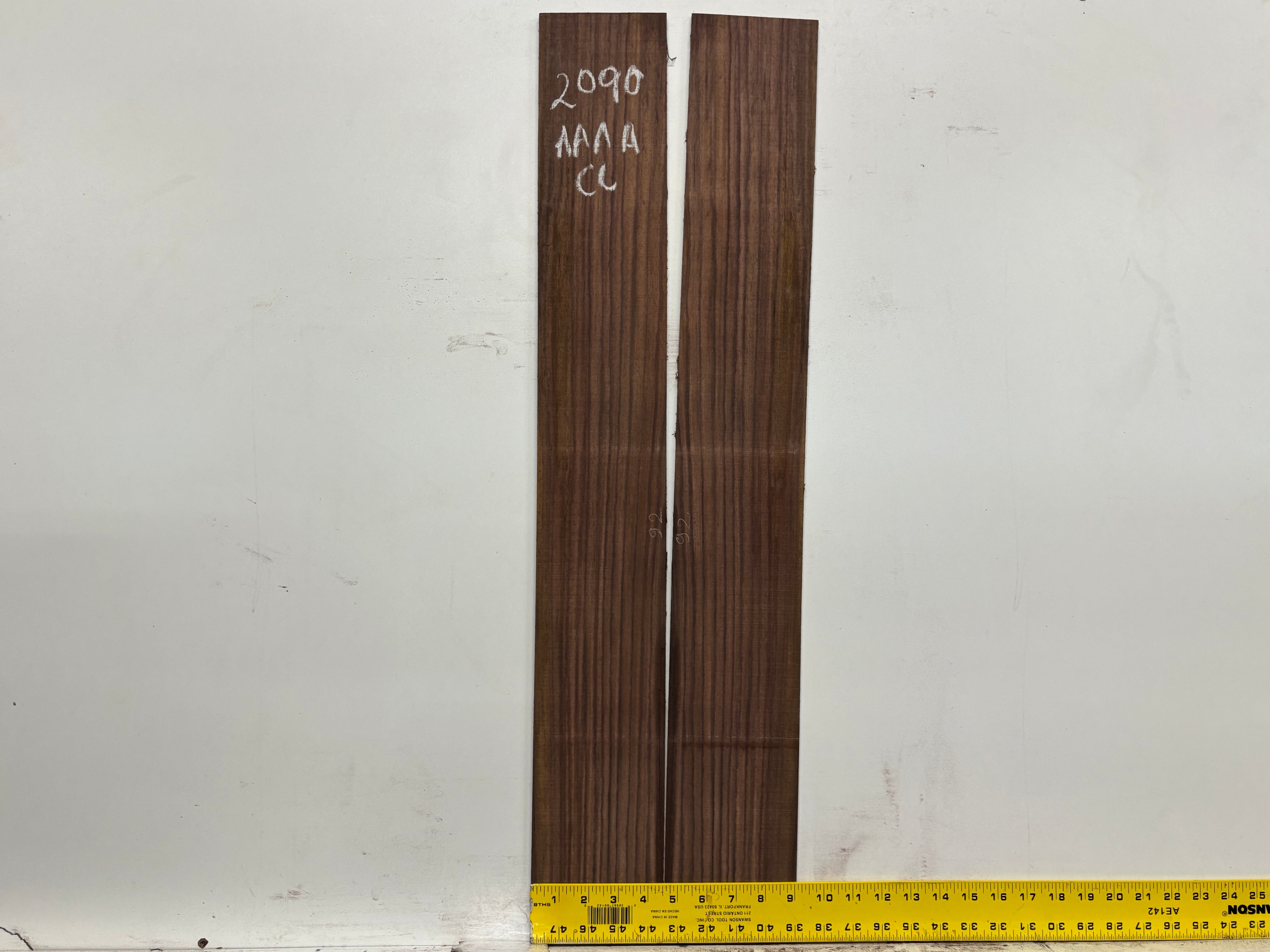 East Indian Rosewood Classical AAAA Grade Guitar Back & Side Set #2090 - Exotic Wood Zone