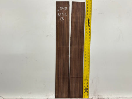 East Indian Rosewood Classical AAAA Grade Guitar Back & Side Set #2090 - Exotic Wood Zone