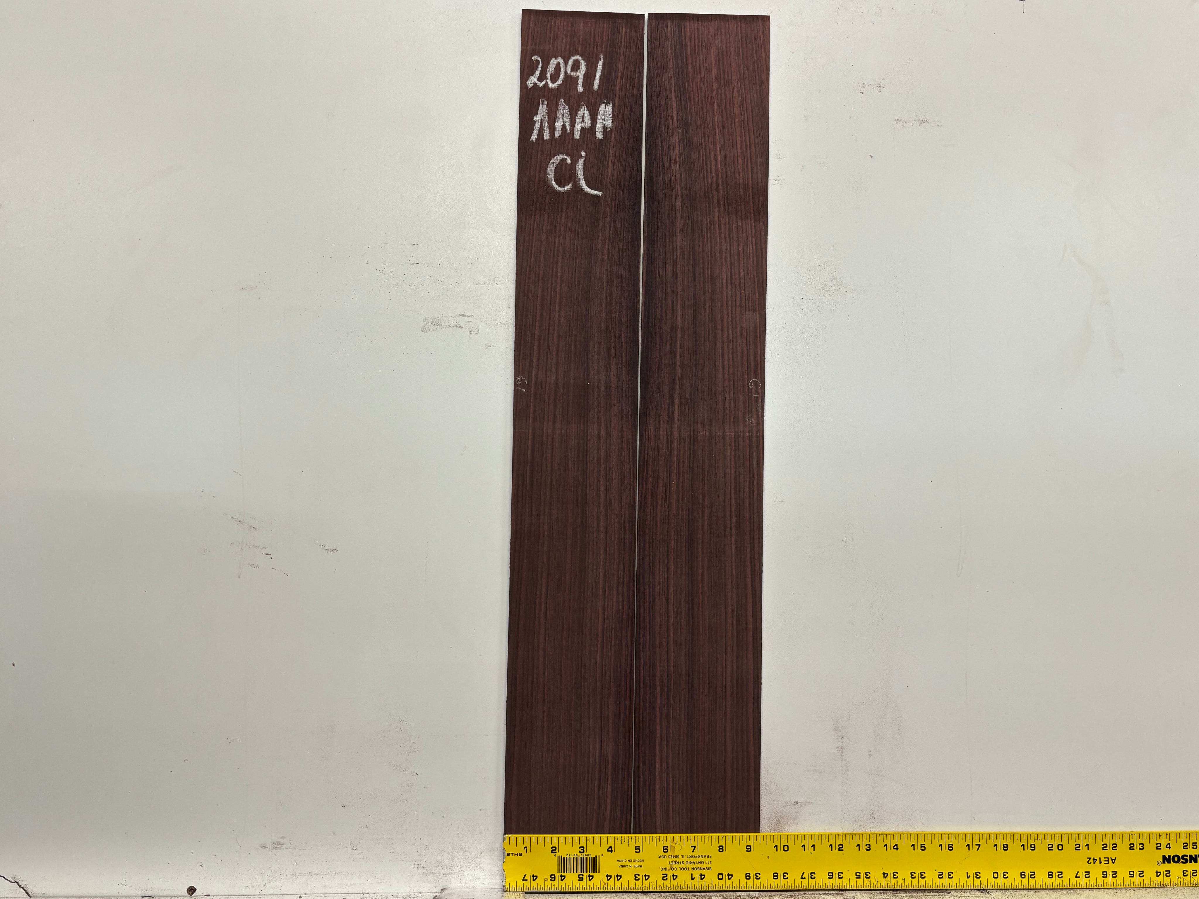 East Indian Rosewood Classical AAAA Grade Guitar Back & Side Set #2091 - Exotic Wood Zone