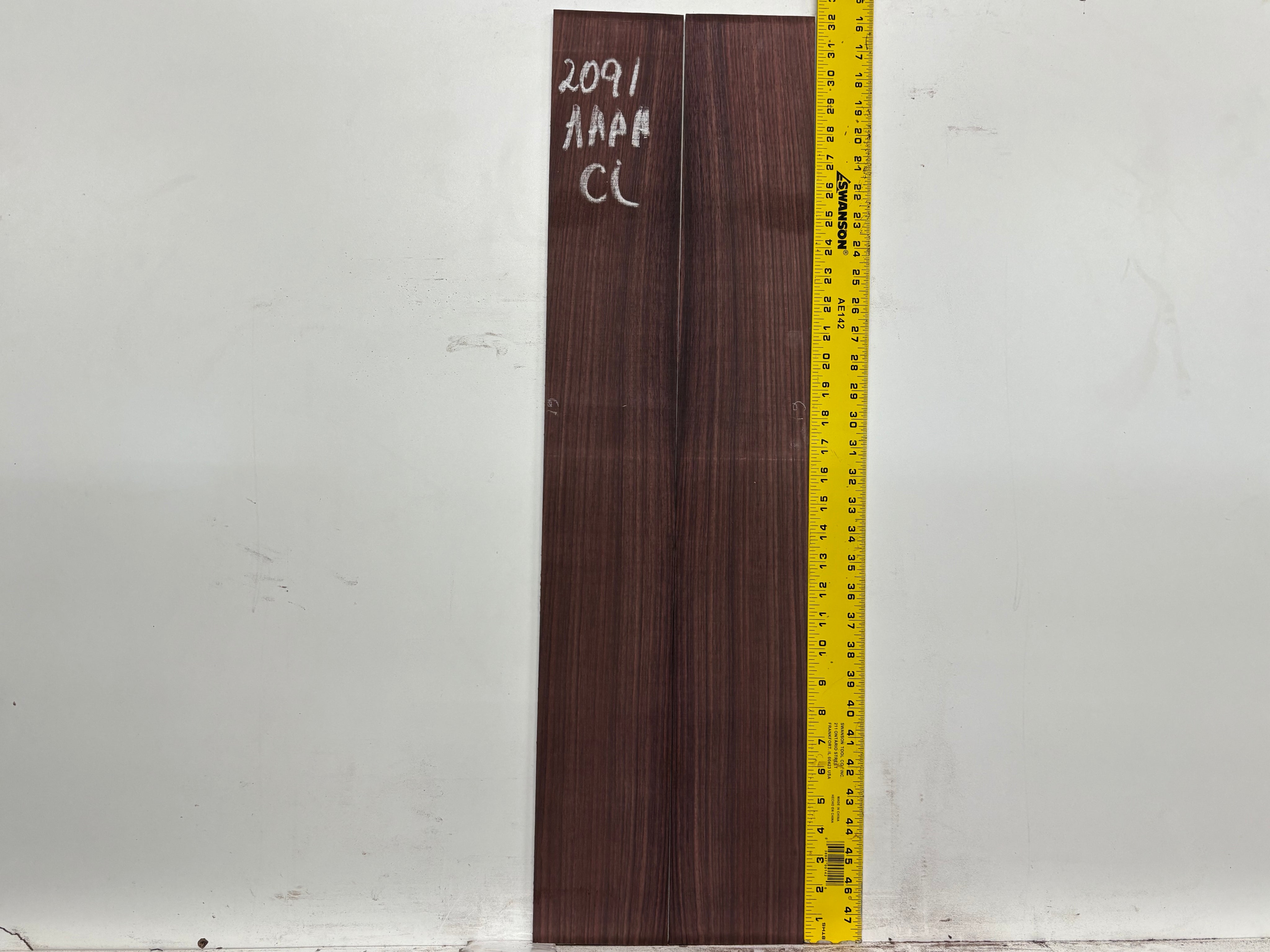 East Indian Rosewood Classical AAAA Grade Guitar Back & Side Set #2091 - Exotic Wood Zone
