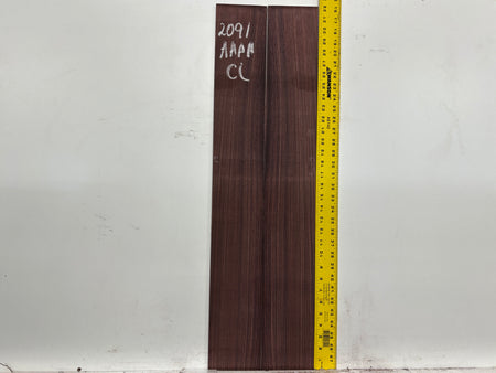 East Indian Rosewood Classical AAAA Grade Guitar Back & Side Set #2091 - Exotic Wood Zone