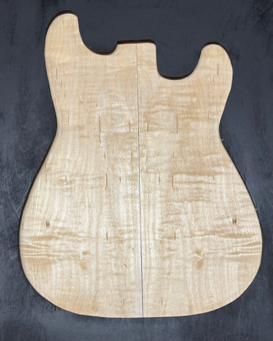 Tapas colgantes para guitarra Spalted Tamarind Bookmatched 21" x 7" x 1/4"