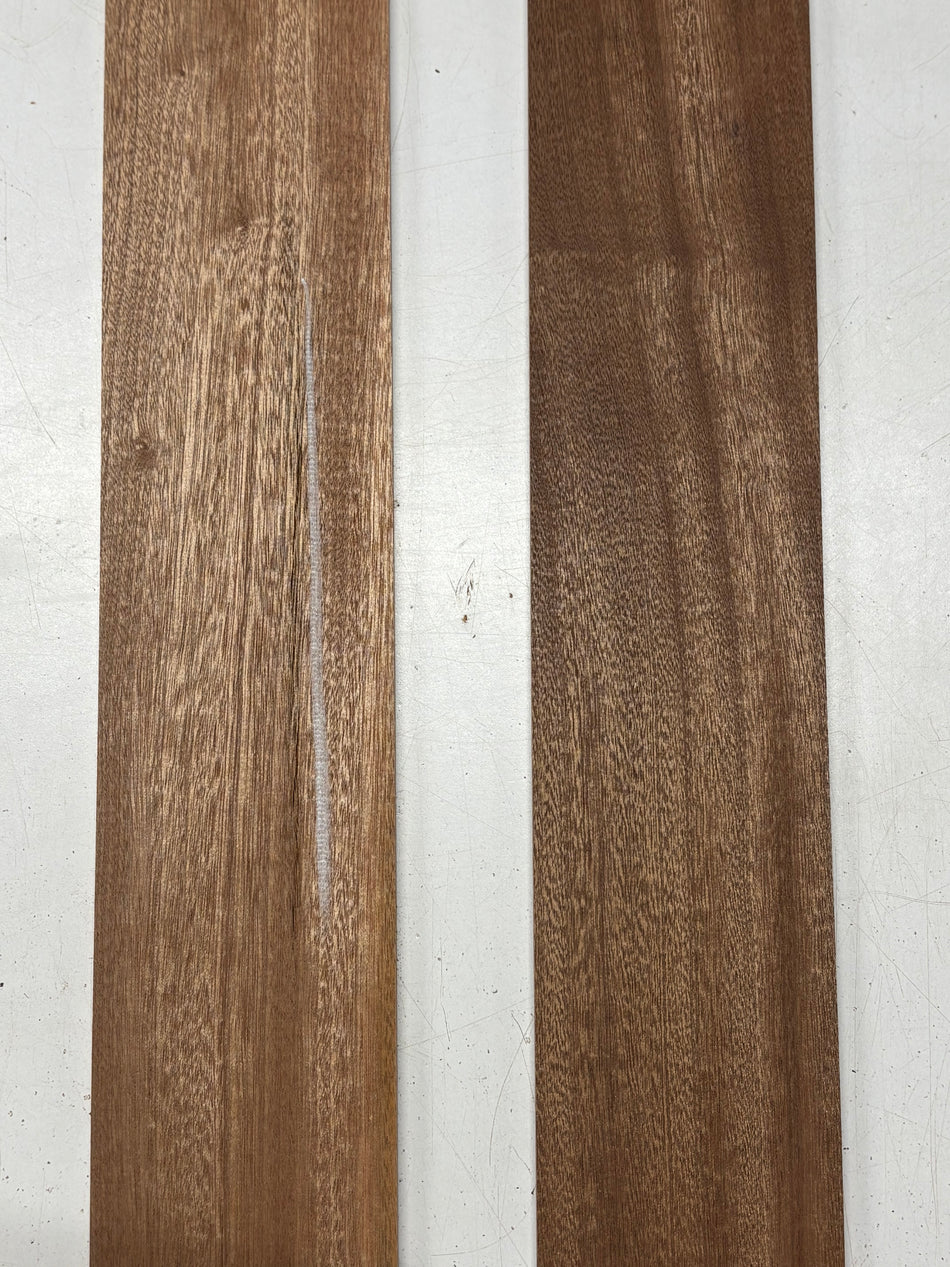 2 Pack, Sapele Thin Stock Lumber 30"x3-3/4"x1/4"#6934