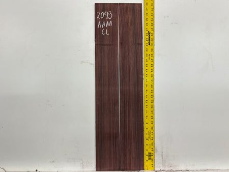 East Indian Rosewood Classical AAAA Grade Guitar Back & Side Set #2093 - Exotic Wood Zone