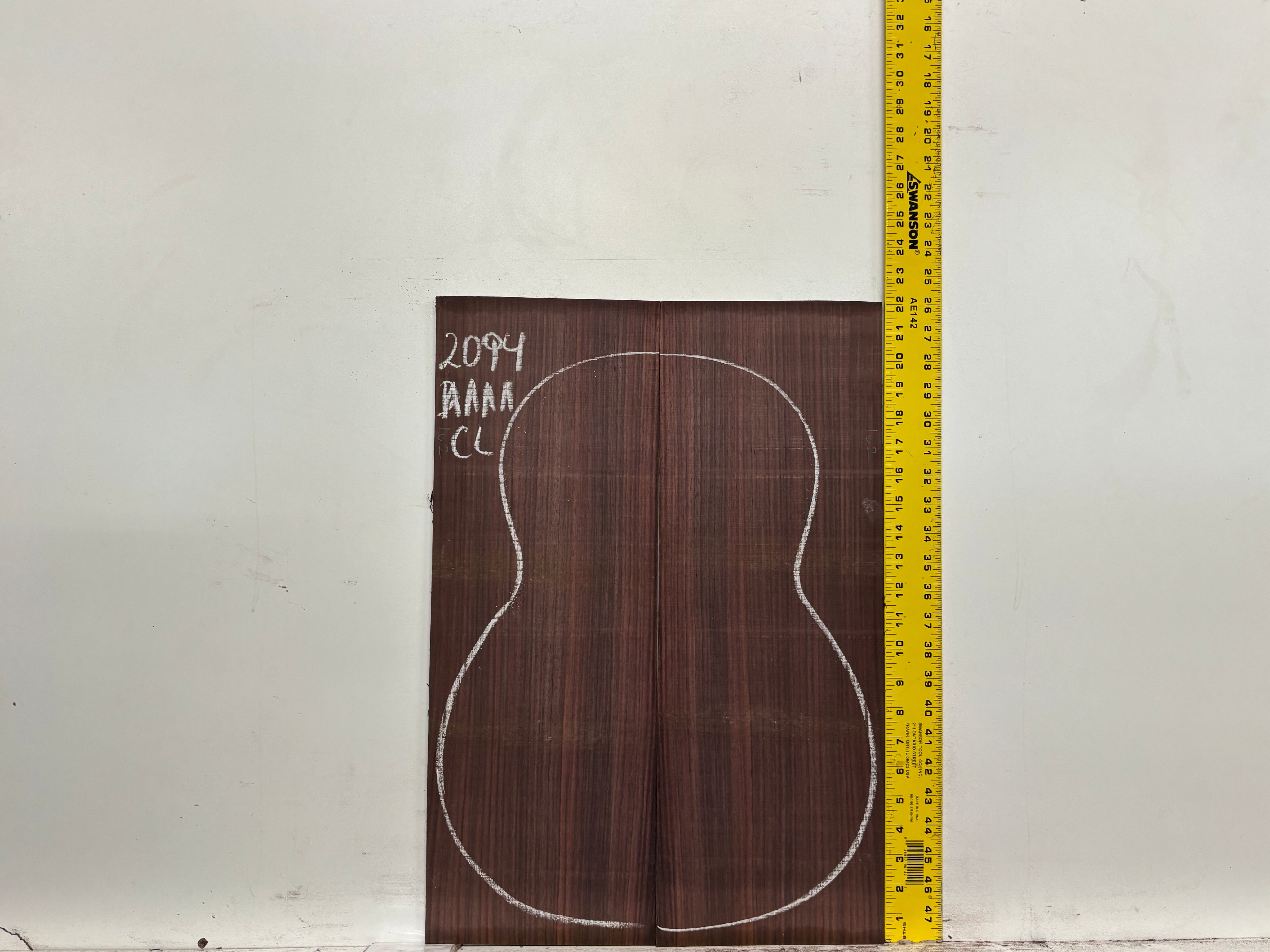 East Indian Rosewood Classical AAAA Grade Guitar Back & Side Set #2094 - Exotic Wood Zone