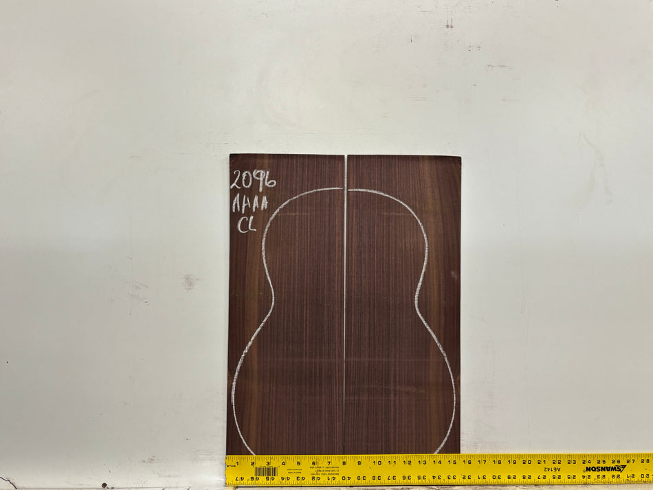 East Indian Rosewood Classical AAAA Grade Guitar Back & Side Set #2096 - Exotic Wood Zone