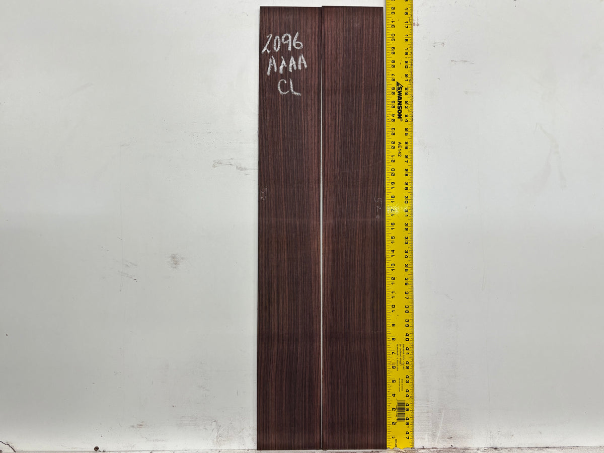 East Indian Rosewood Classical AAAA Grade Guitar Back & Side Set #2096 - Exotic Wood Zone
