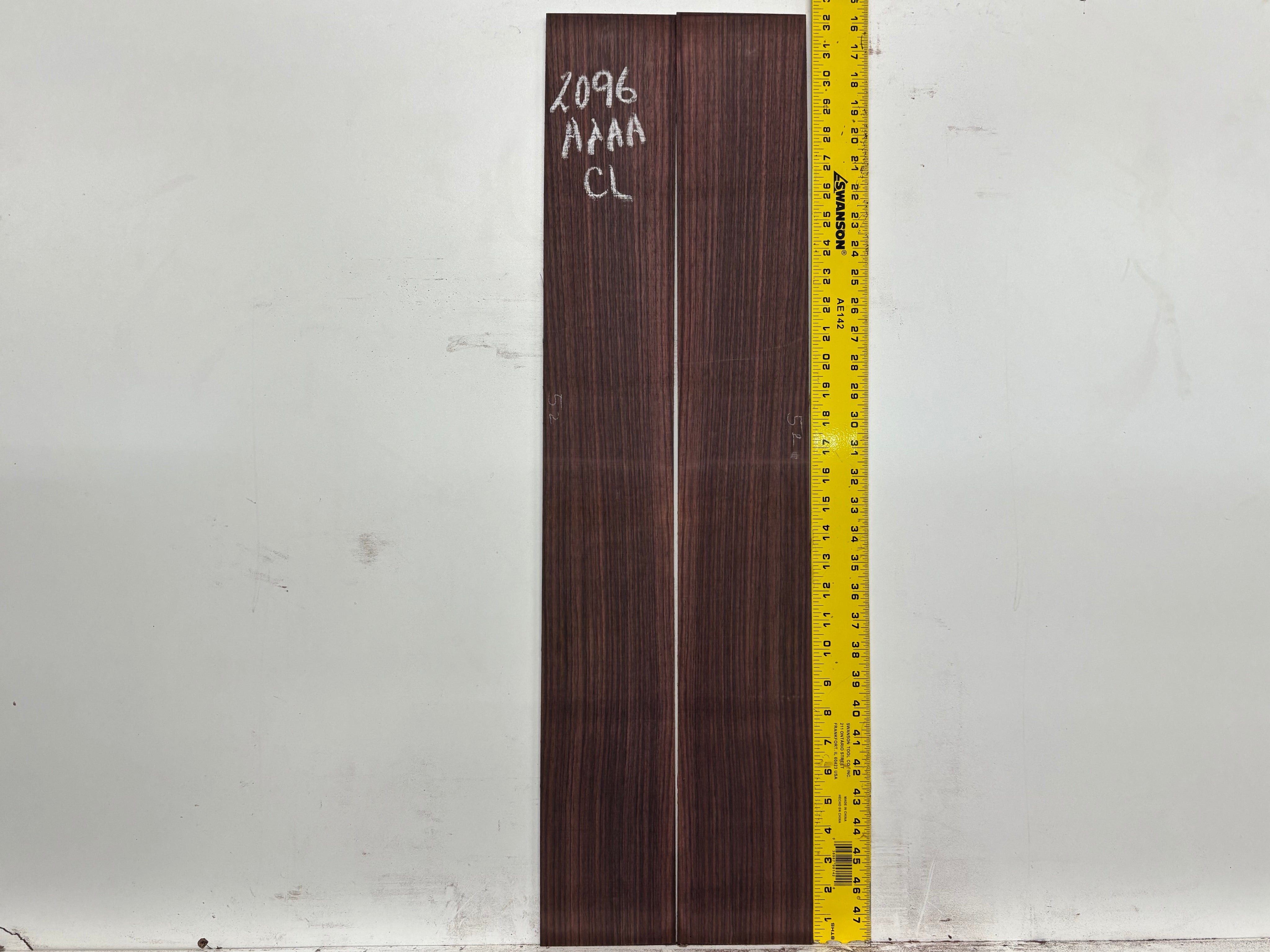 East Indian Rosewood Classical AAAA Grade Guitar Back & Side Set #2096 - Exotic Wood Zone