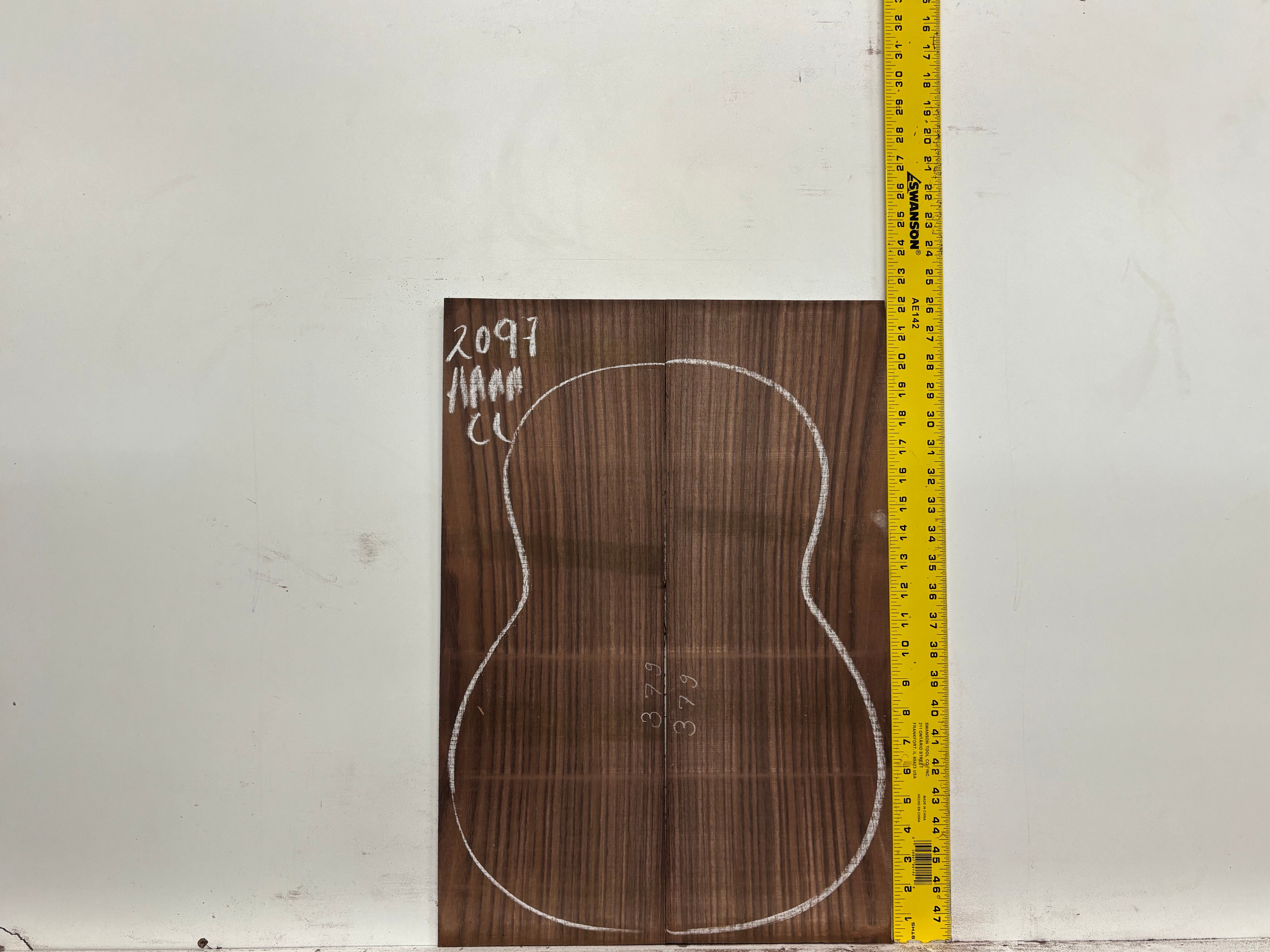 East Indian Rosewood Classical AAAA Grade Guitar Back & Side Set #2097 - Exotic Wood Zone
