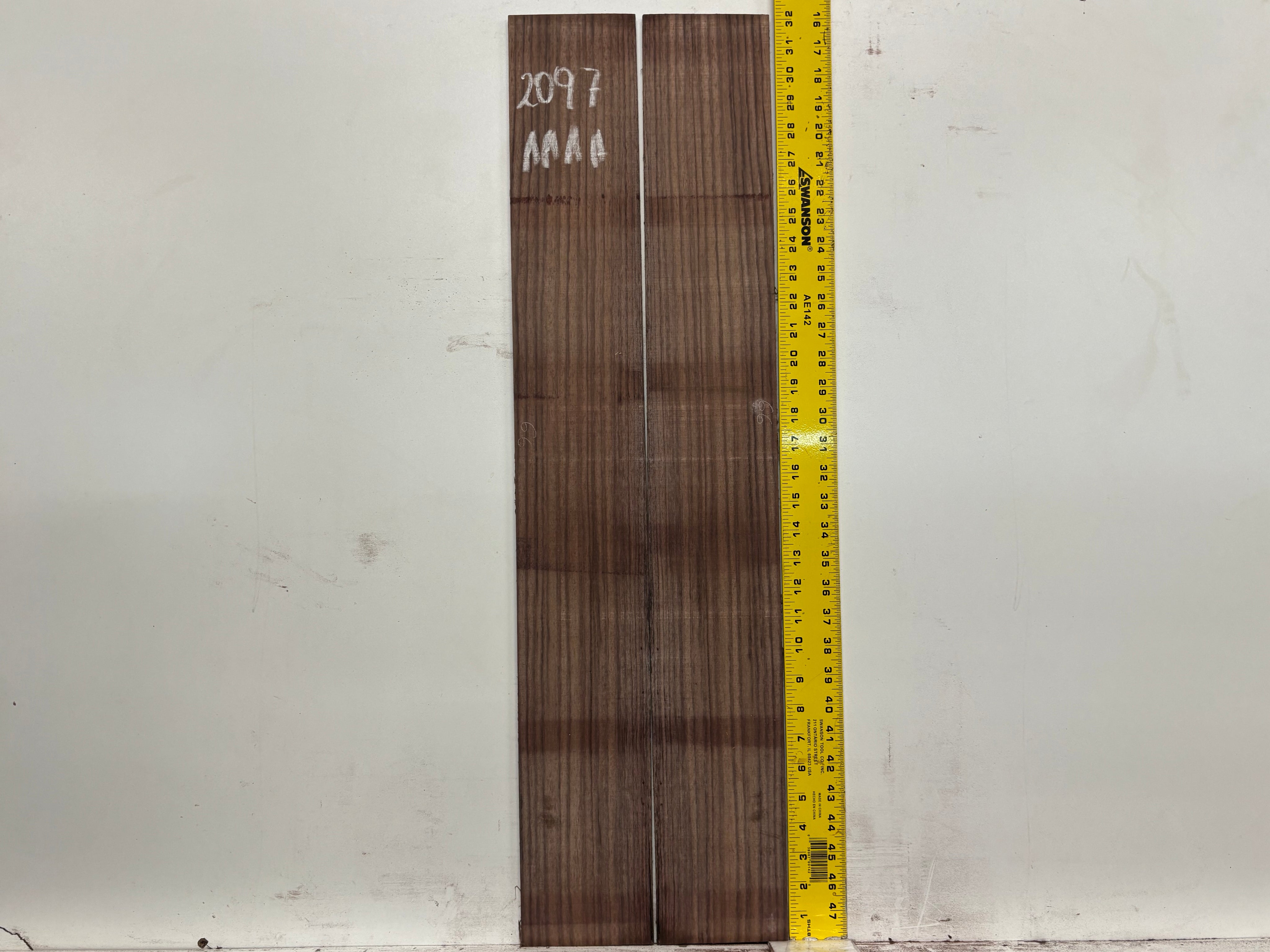 East Indian Rosewood Classical AAAA Grade Guitar Back & Side Set #2097 - Exotic Wood Zone