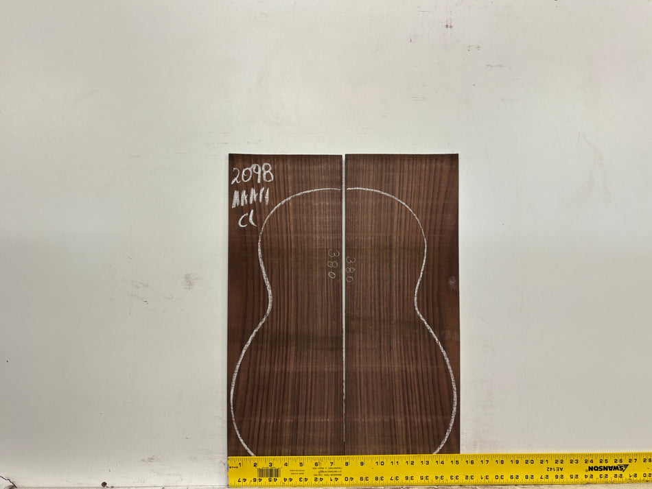 East Indian Rosewood Classical AAAA Grade Guitar Back & Side Set #2098 - Exotic Wood Zone