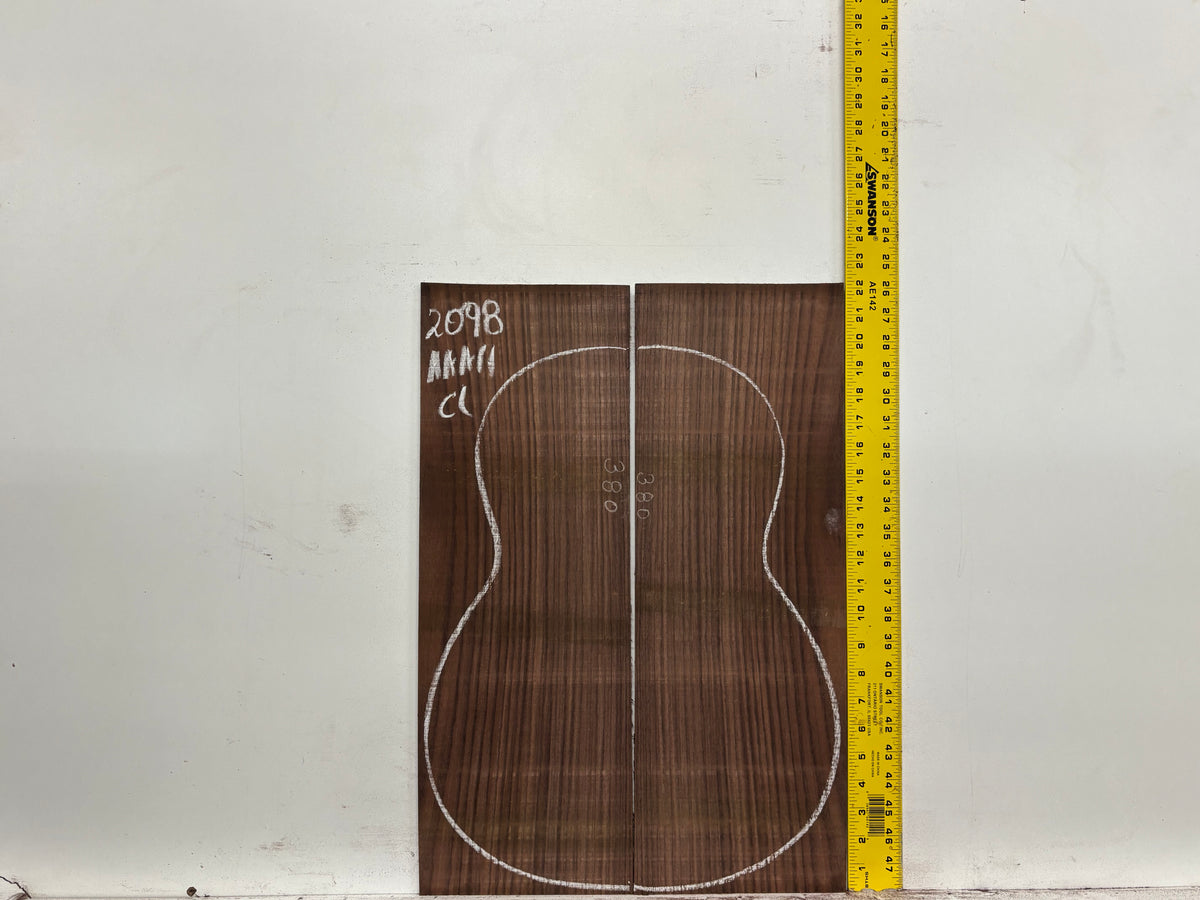 East Indian Rosewood Classical AAAA Grade Guitar Back & Side Set #2098 - Exotic Wood Zone