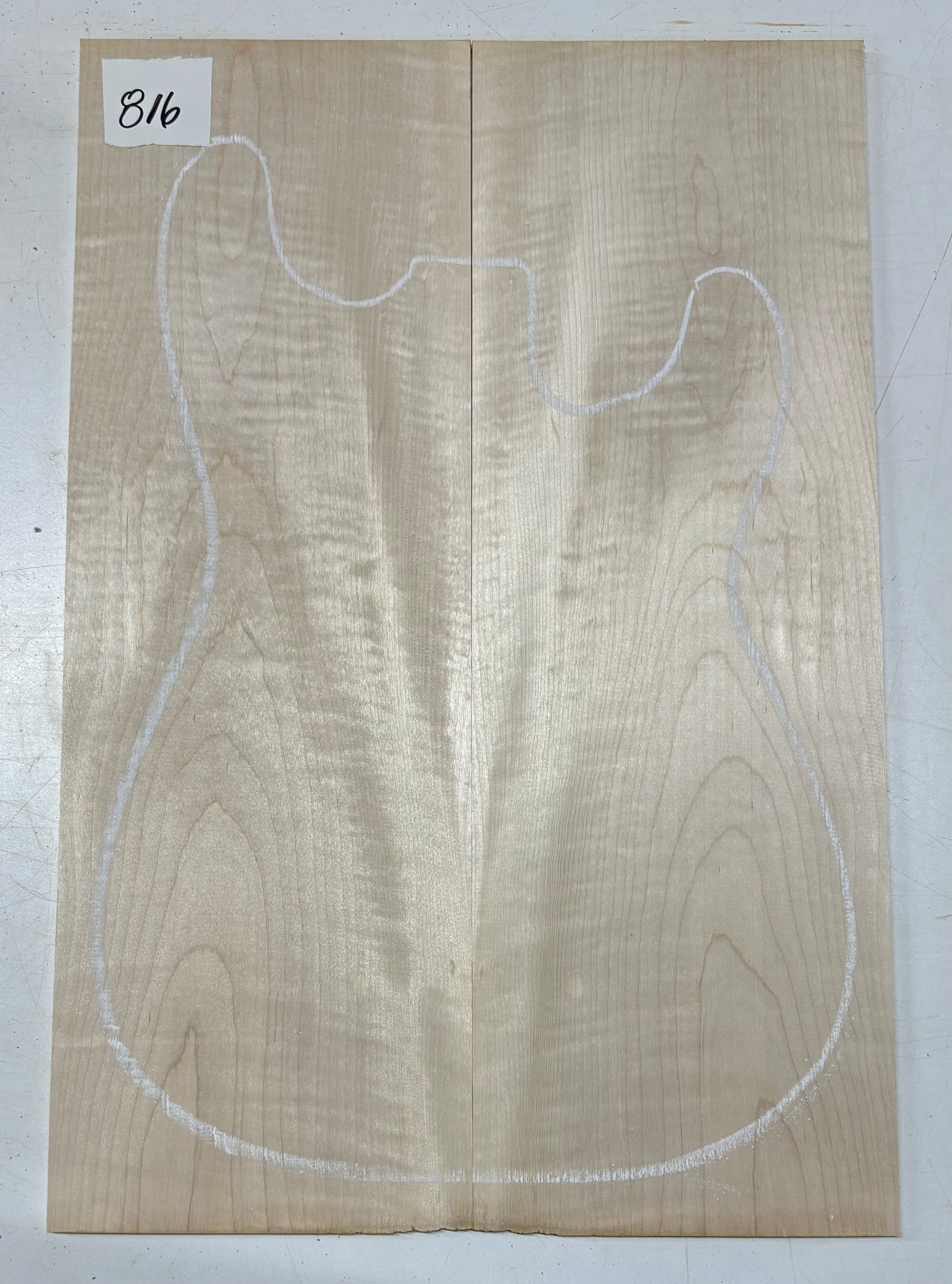 Flame Hard Maple Guitar Drop Top- 21