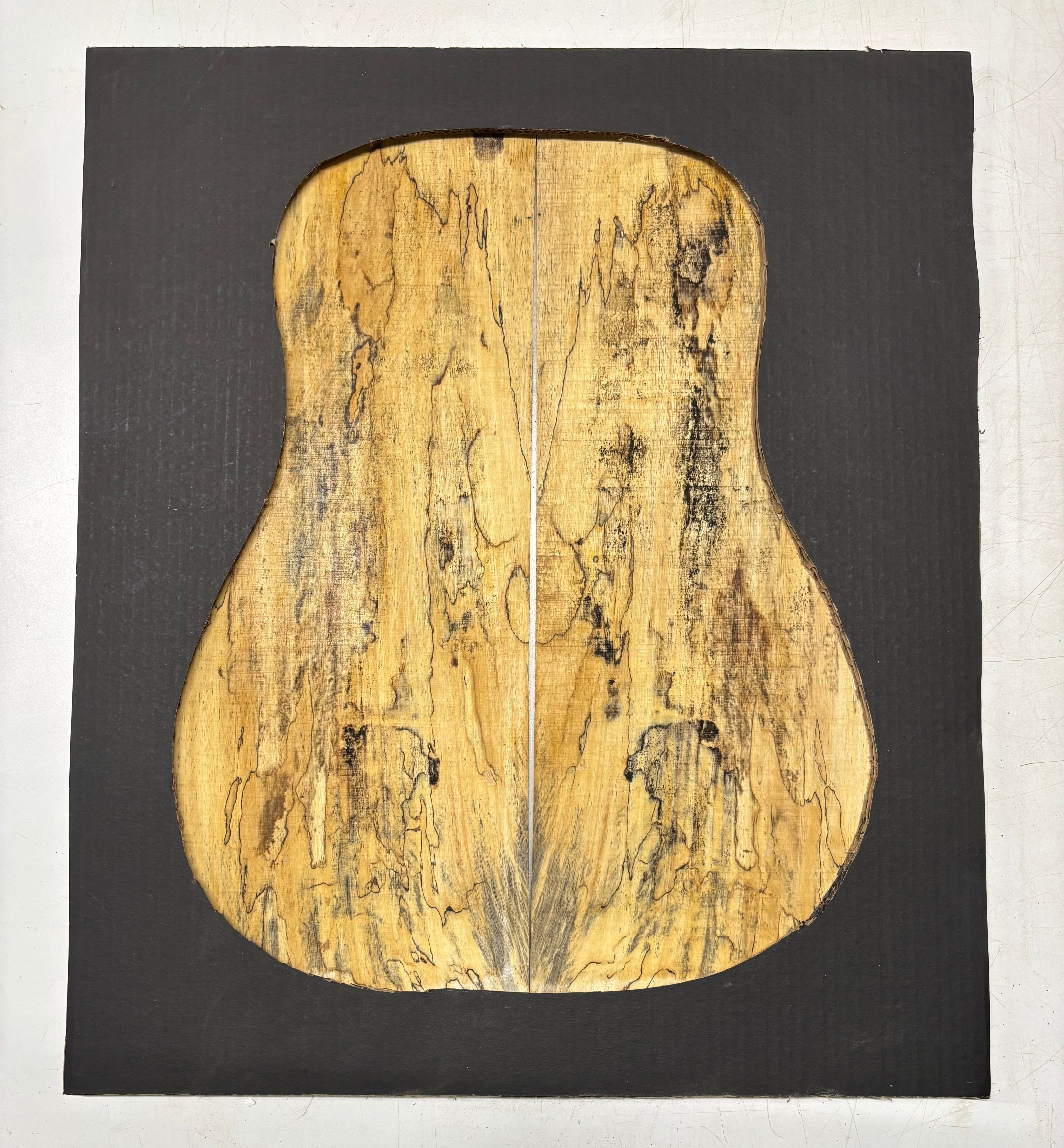 Spalted Tamarind Dreadnought Guitar Back & Side Set #402 Exotic Wood Zone 
