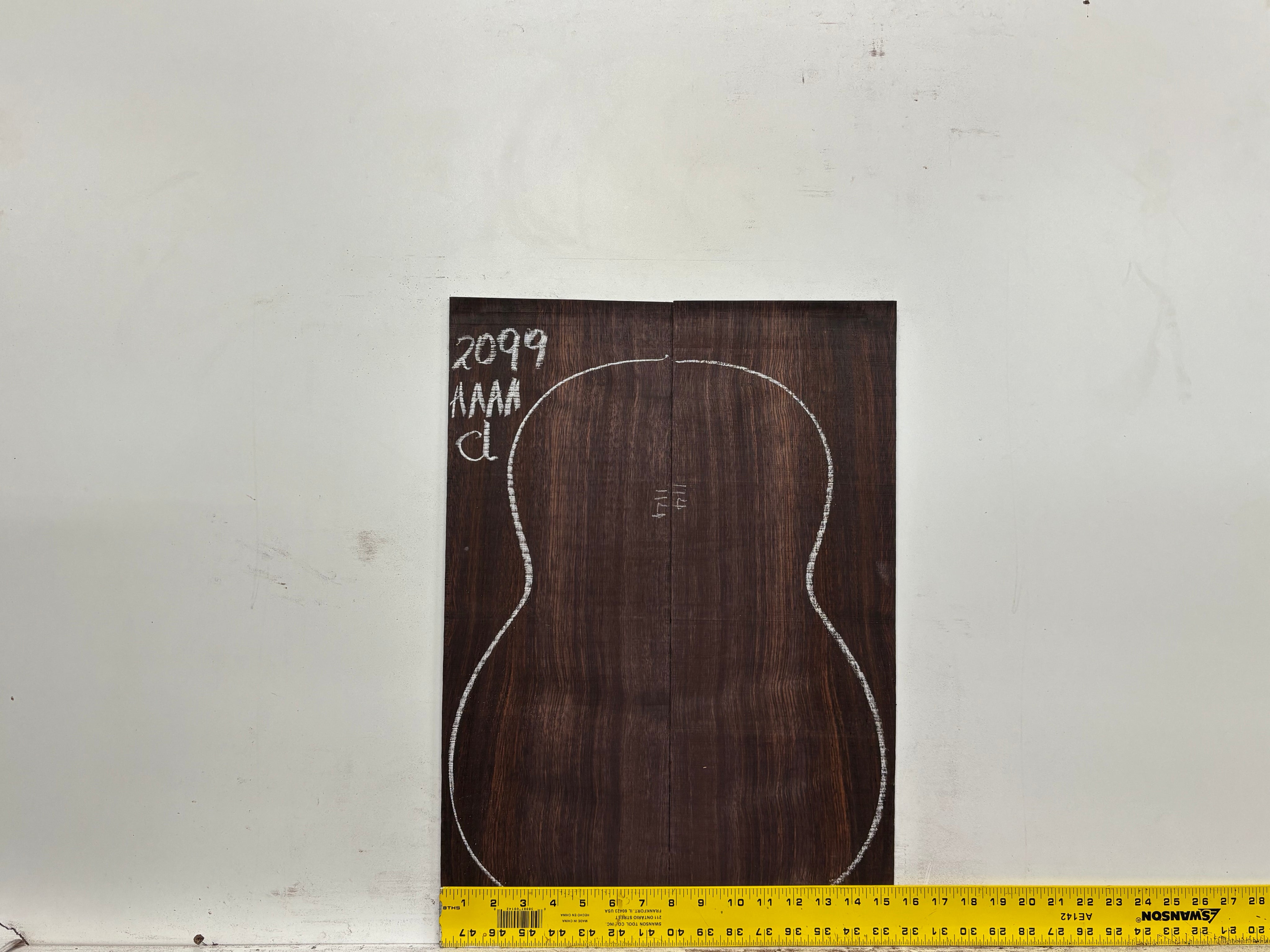 East Indian Rosewood Classical AAAA Grade Guitar Back & Side Set #2099 - Exotic Wood Zone