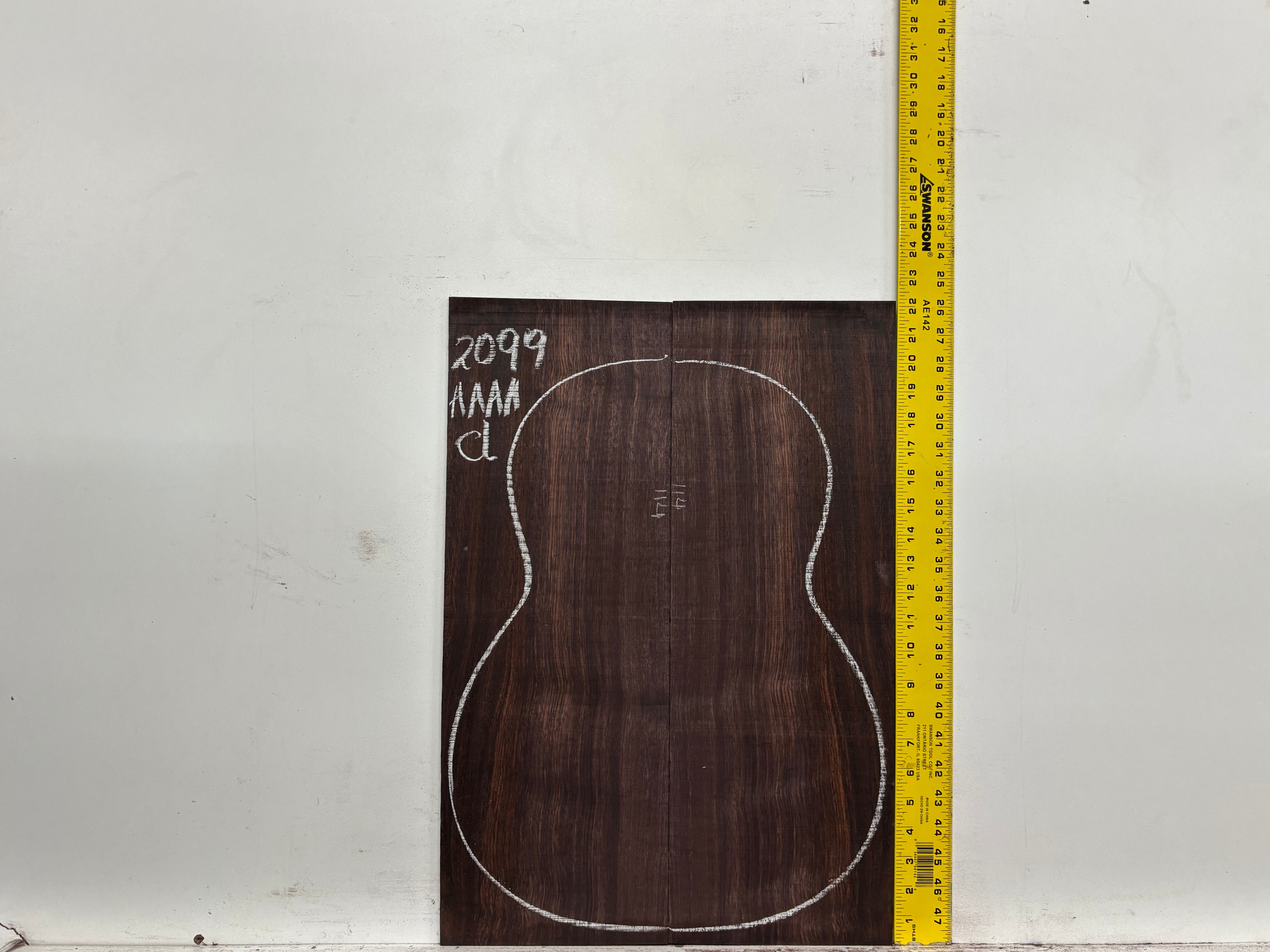 East Indian Rosewood Classical AAAA Grade Guitar Back & Side Set #2099 - Exotic Wood Zone