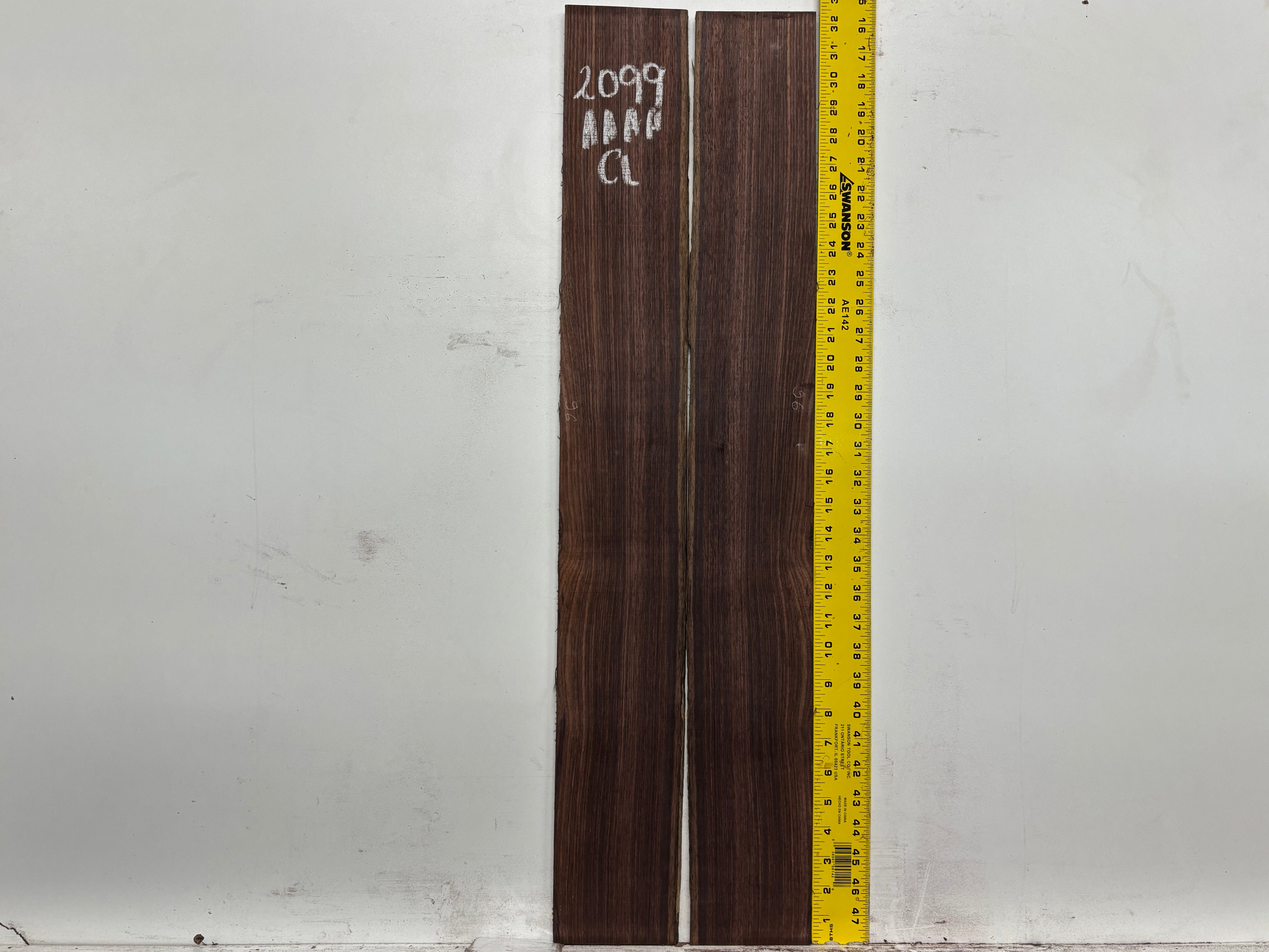 East Indian Rosewood Classical AAAA Grade Guitar Back & Side Set #2099 - Exotic Wood Zone