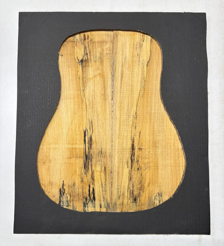 Spalted Tamarind Dreadnought Guitar Back & Side Set #403 Exotic Wood Zone 