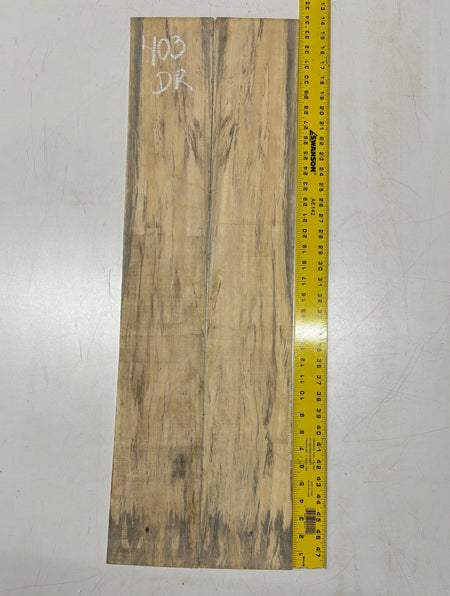 Spalted Tamarind Dreadnought Guitar Back & Side Set #403 Exotic Wood Zone 