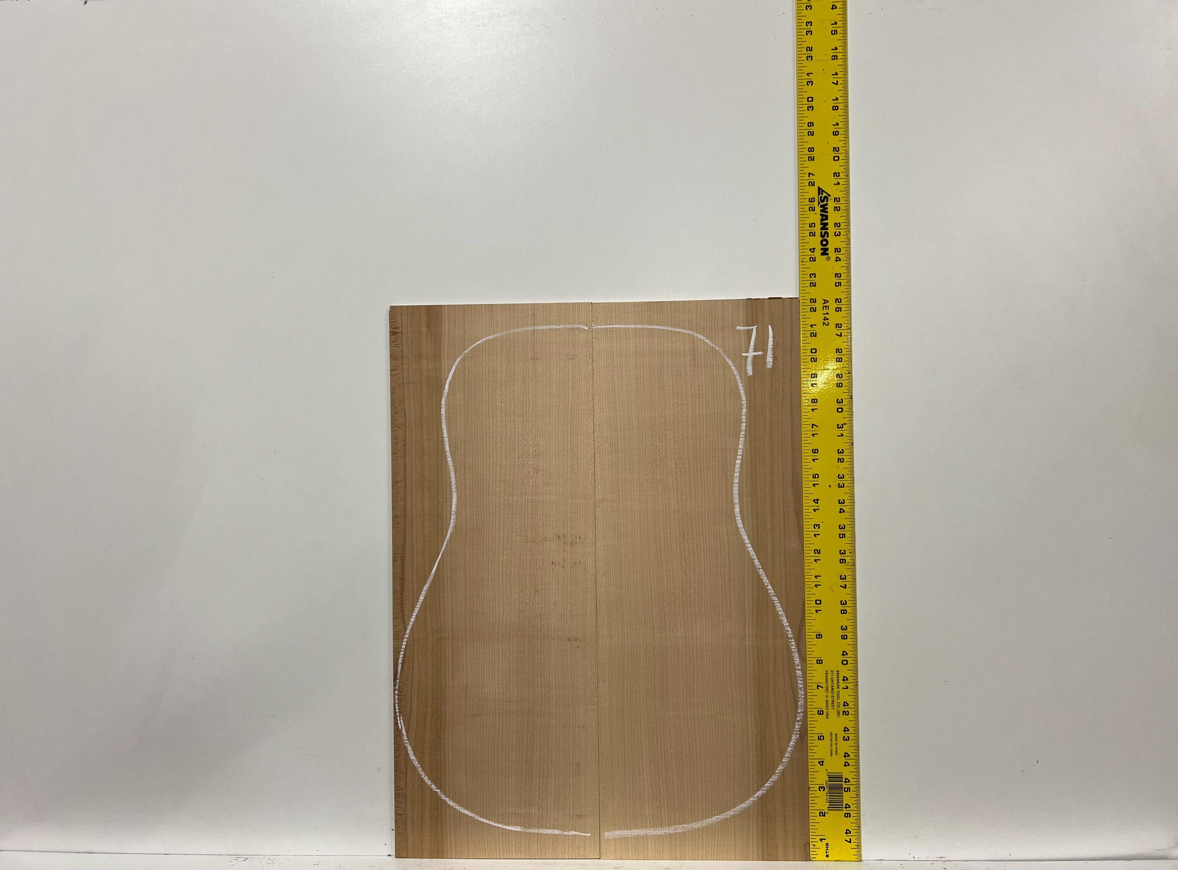 Hard Maple Dreadnought Guitar Back And Side Sets #71 - Exotic Wood Zone - Buy online Across USA 