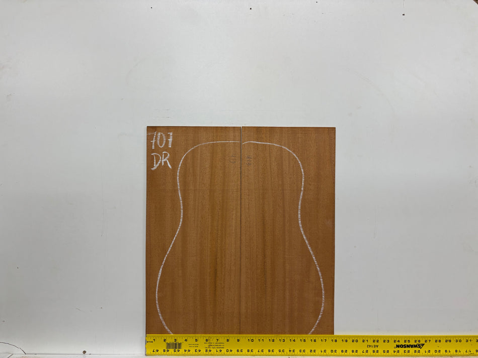 Mahogany Dreadnought Guitar Back & Side Set #707