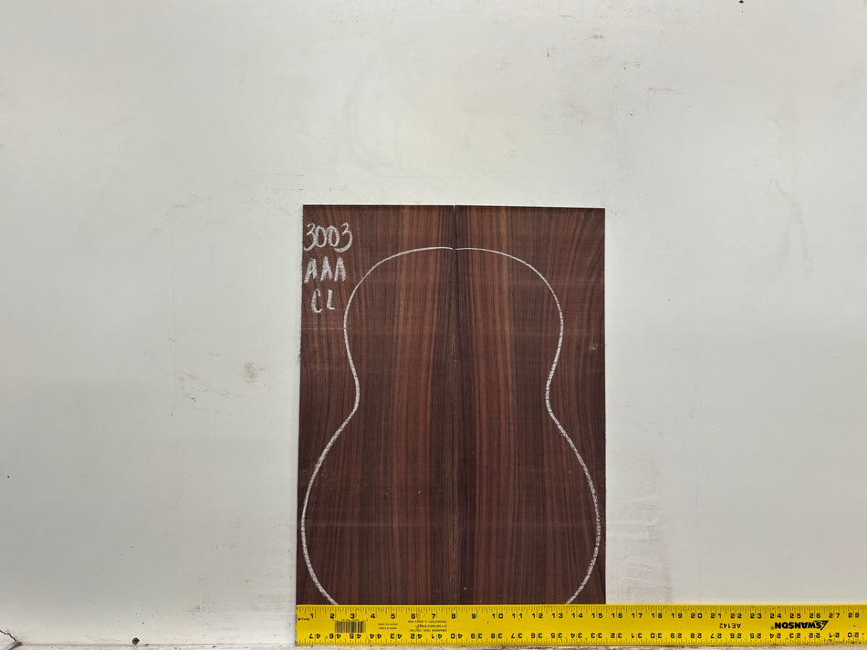 East Indian Rosewood Classical AAA Grade Guitar Back & Side Set #3003 - Exotic Wood Zone