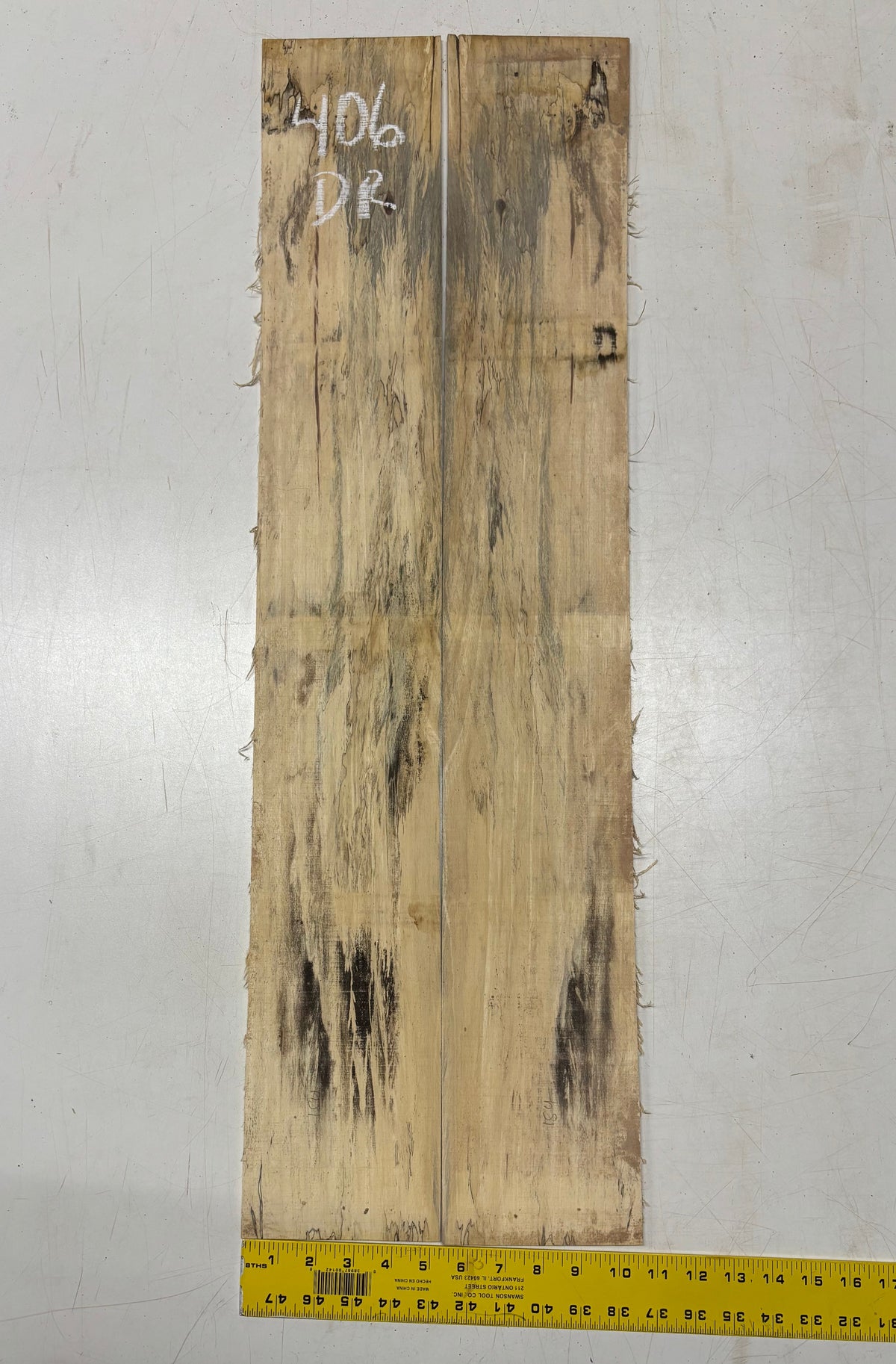 Spalted Tamarind Dreadnought Guitar Back & Side Set #406 Exotic Wood Zone 