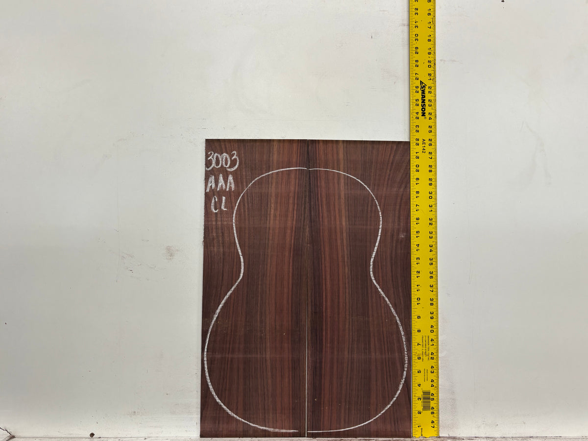 East Indian Rosewood Classical AAA Grade Guitar Back & Side Set #3003 - Exotic Wood Zone