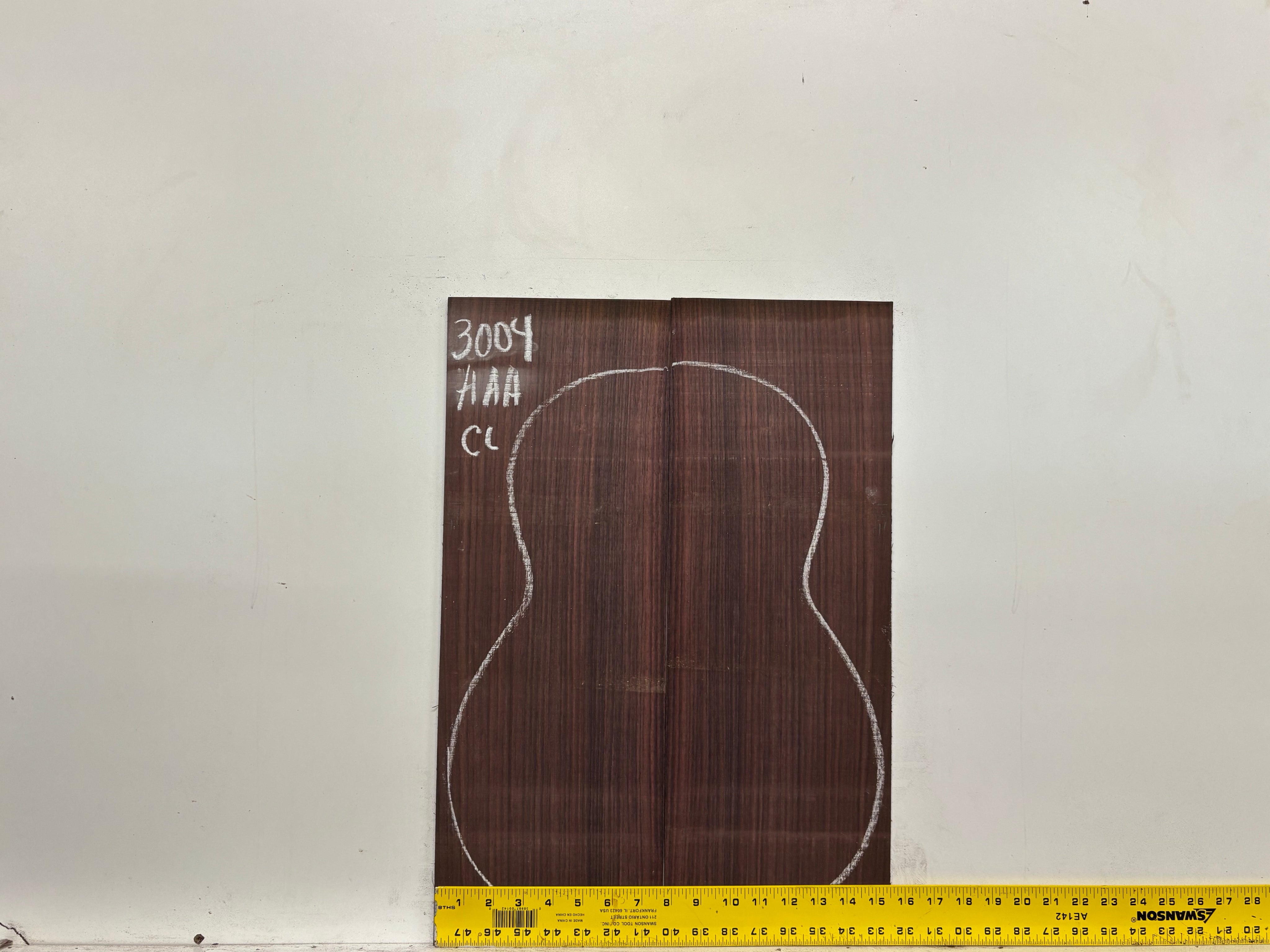 East Indian Rosewood Classical AAA Grade Guitar Back & Side Set #3004 - Exotic Wood Zone