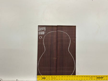 East Indian Rosewood Classical AAA Grade Guitar Back & Side Set #3004 - Exotic Wood Zone