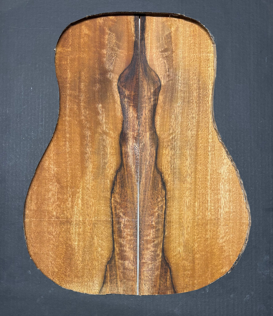 Chocolate Mango Dreadnought Guitar Back Set #01