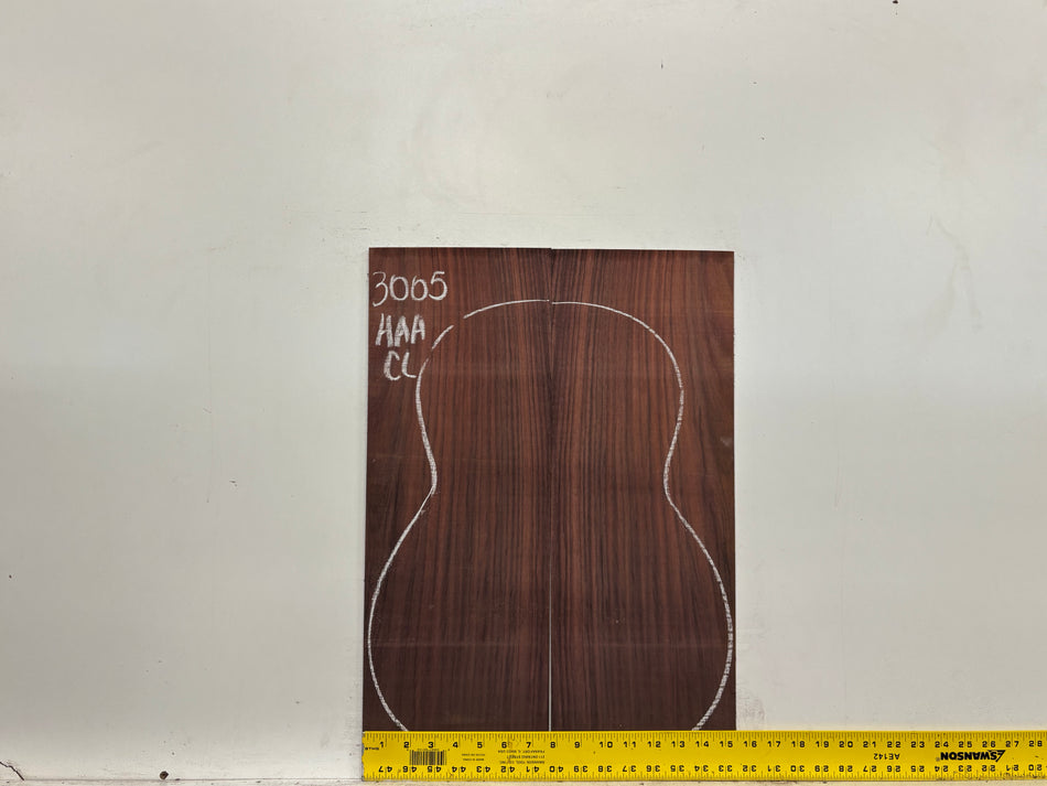 East Indian Rosewood Classical AAA Grade Guitar Back & Side Set #3005 - Exotic Wood Zone