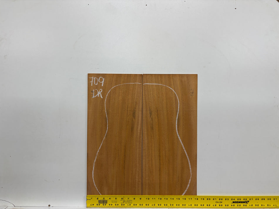Mahogany Dreadnought Guitar Back & Side Set #709