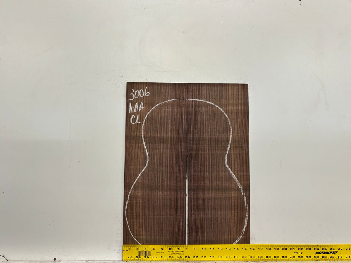 East Indian Rosewood Classical AAA Grade Guitar Back & Side Set #3006 - Exotic Wood Zone