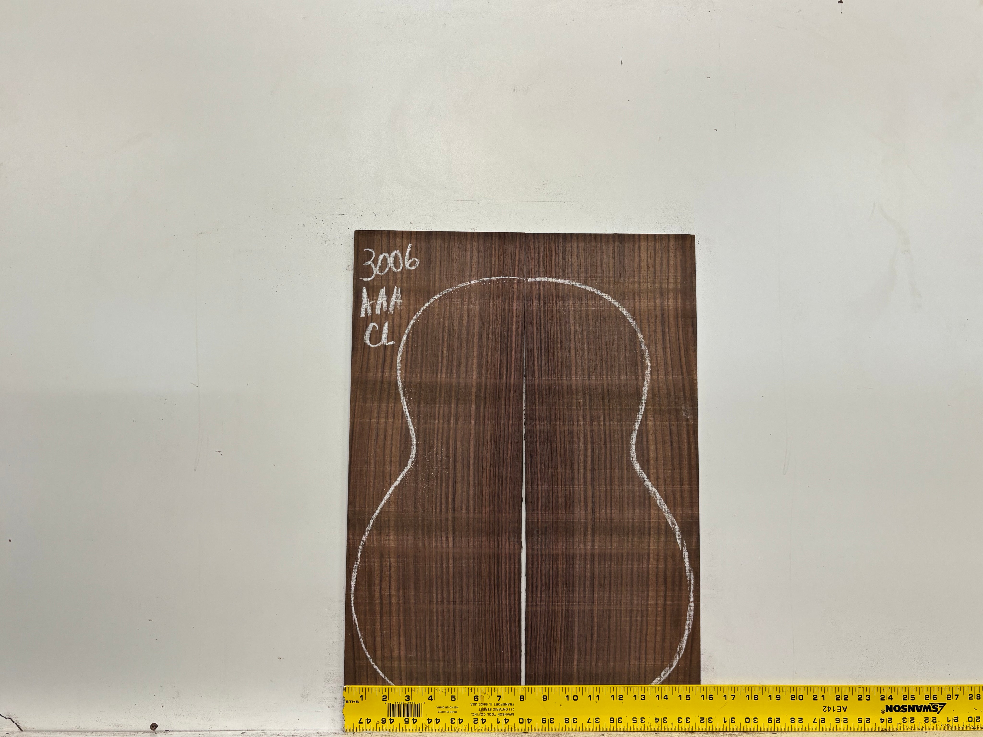 East Indian Rosewood Classical AAA Grade Guitar Back & Side Set #3006 - Exotic Wood Zone