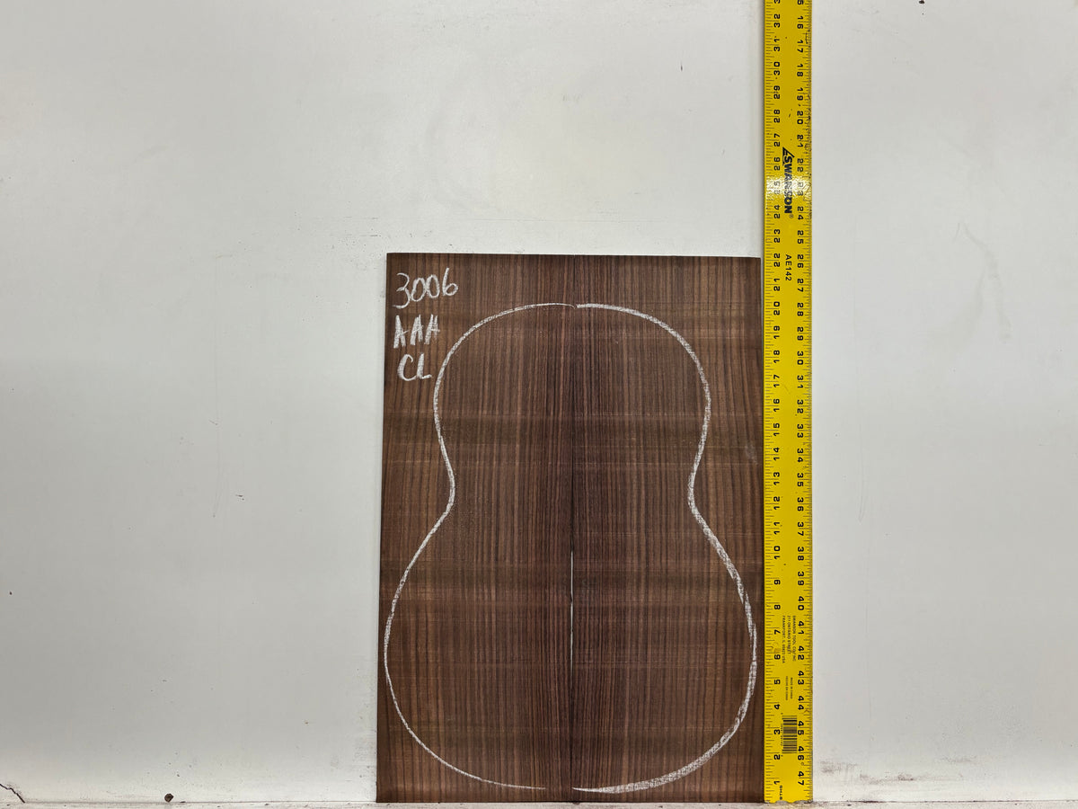 East Indian Rosewood Classical AAA Grade Guitar Back & Side Set #3006 - Exotic Wood Zone