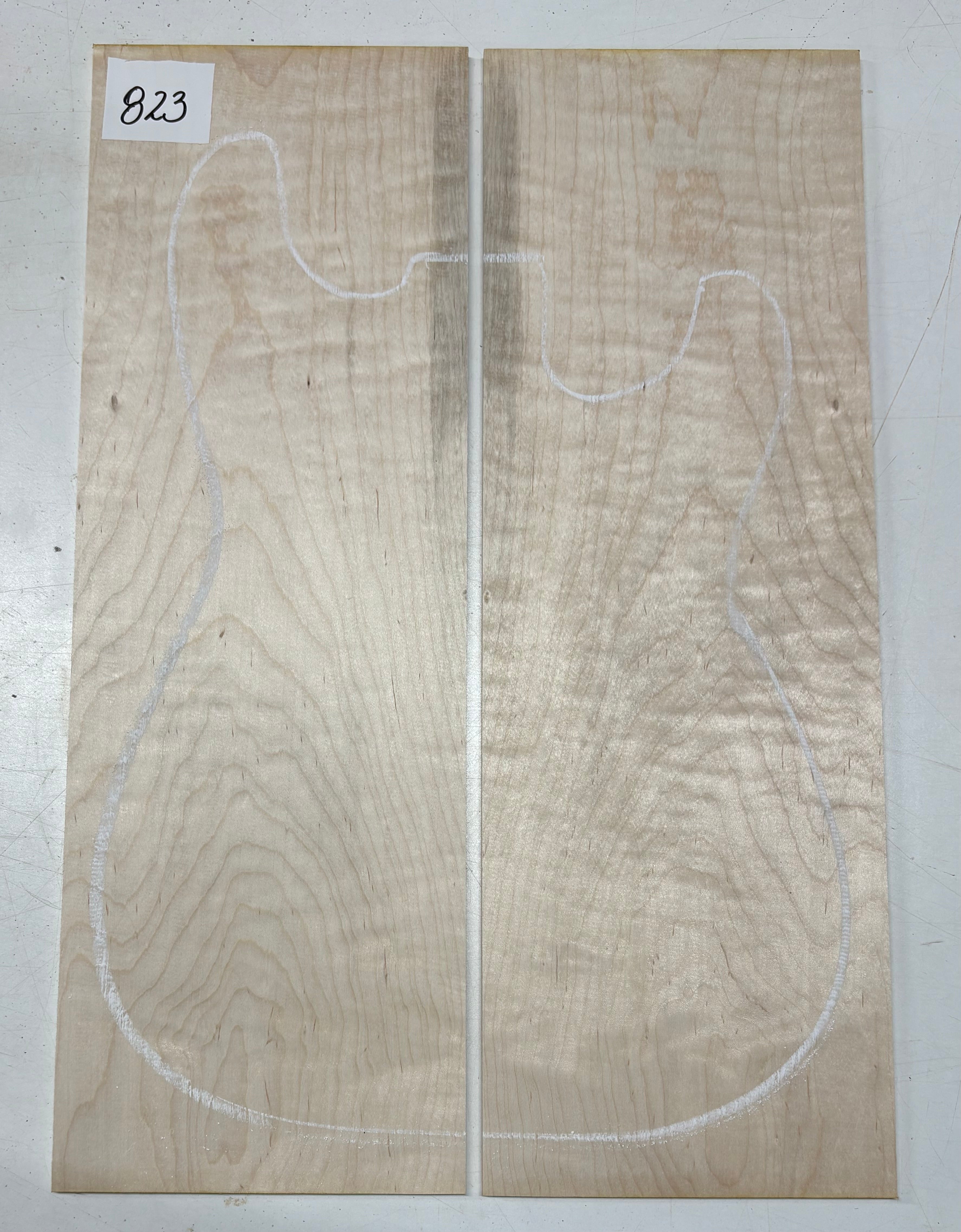 Flame Hard Maple Guitar Drop Top- 21