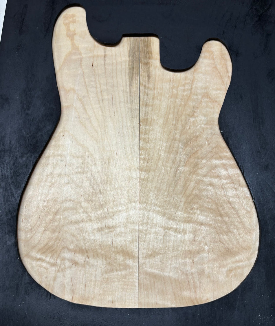 Flame Hard Maple Guitar Drop Top- 21" x 7-1/8" x 1/4" #823