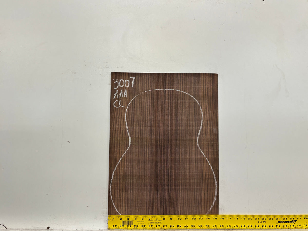 East Indian Rosewood Classical AAA Grade Guitar Back & Side Set #3007 - Exotic Wood Zone
