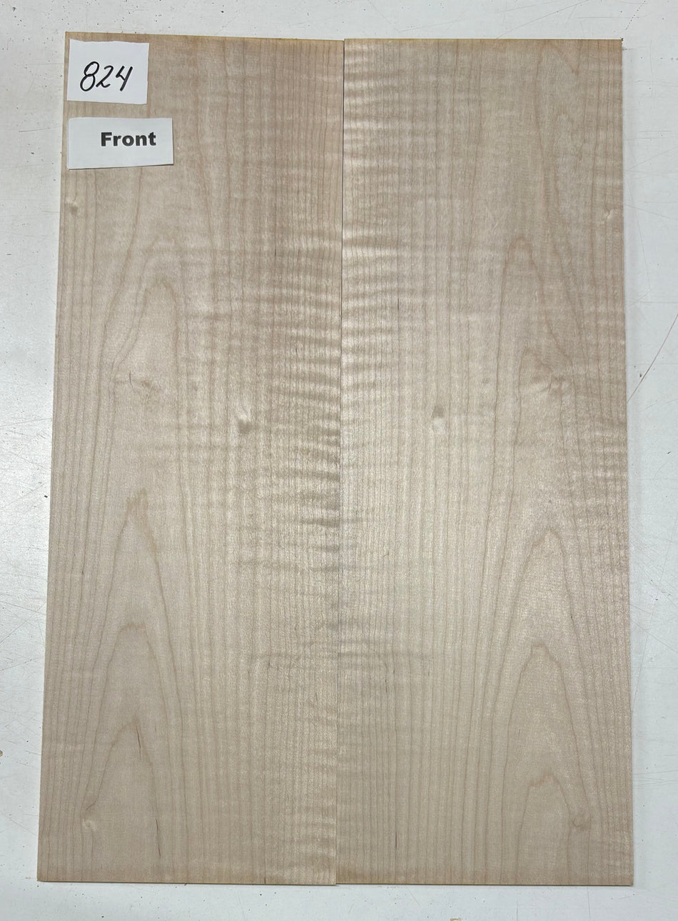 Flame Hard Maple Guitar Drop Top- 21" x 7-1/8" x 1/4" #824