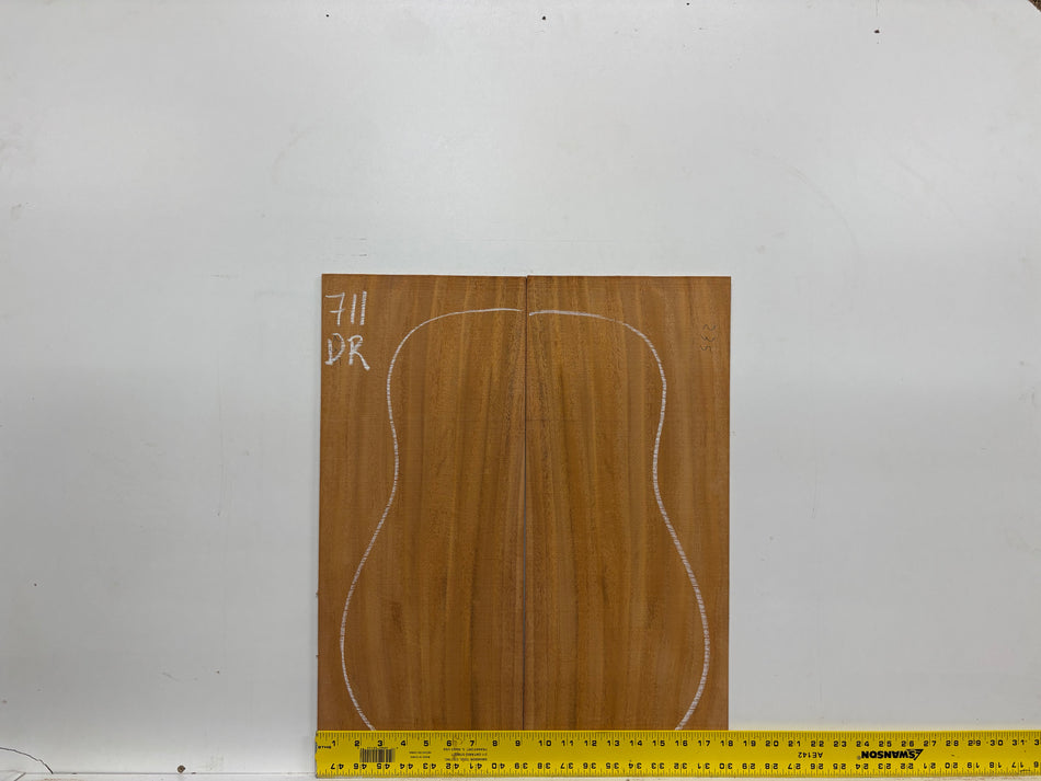 Mahogany Dreadnought Guitar Back & Side Set #711