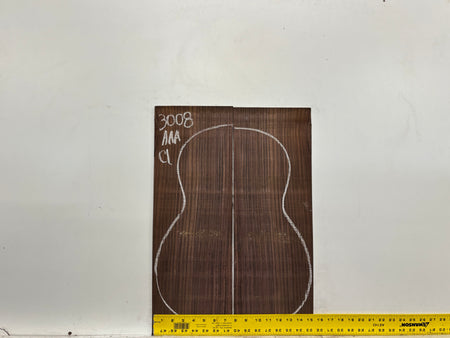 East Indian Rosewood Classical AAA Grade Guitar Back & Side Set #3008 - Exotic Wood Zone